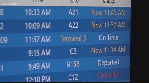 Check the status of your flight to Phoenix Airport (PHX) using the information on our arrivals page. . Sky harbor airport flight status